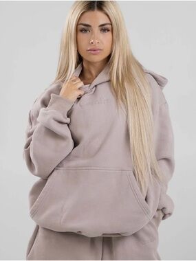 Comfrt - Oversized Bark Hoodie - Women